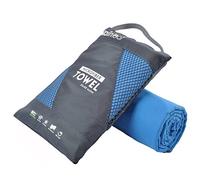 Rainleaf Microfiber Towel Perfect Travel & Sports &Beach Towel. Fast Drying - Super Absorbent - Ultra Compact. Suitable for Camping, Backpacking,Gym, Beach, Swimming,Yoga,Blue,20 X 40 Inches