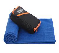 Rainleaf Microfiber Travel Towel Quick Dry Swimming Towel Ultra-Compact,Super Absorbent,Washcloths for Bathroom, Shower,Camping,Backpacking-Blue 12"x40"