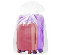 Rainmae 10 Pack 40x60 inches Large Clear Plastic Bag Giant Storage Bags for Dustproof, Moistureproof, Luggage, Suitcase, Furniture,Comforter, Chair, Kids Bike,Plush Toys and More (100x150 cm, Flat)