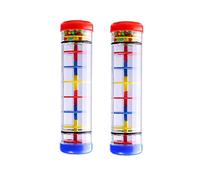 Rainmaker Stick, Rain Stick Shaker, Music Sensory Auditory Instrument, for Babies and Kids, 8 Inches, 2Pcs
