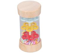 Rainmaker, Wooden Baby Rain Stick with Colorful Beads, 3.7x1.9" Rattle Tube Rain Stick Shaker, Raindrops Music Maker, Sensory Auditory Instrument Toy for Baby.Musical Instruments