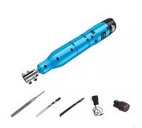 Rainorning Lithium Reciprocating File Kit, Multifunctional Metal Iron Poking Knife Grinding Woodworking Cutting File