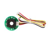 Rainorning Rotary Hall Magnetic Encoder for 8MM Shaft, AB Phase Brushless Stepper Motor Code Disc Speed Measurement Direction, STM8-P12