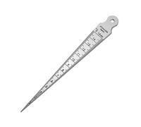 Rainorning Stainless Steel Gap Gauge - High Precision 0.5mm Laser-Cut Measuring Tool for Inner Diameter, Aperture & Depth (A)
