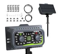 RAINPOINT Compact Programmable Solar Automatic Drip Irrigation Pump Kits Support Up to 20 Plants, Automatic Plant Waterer Self Watering Indoor/Outdoor Vacation Free Low Water Auto Shut-Off
