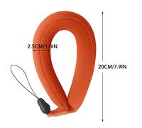 Rainproof Camera Float Strap Buoyant Neoprene Wristband Hand Grip Lanyard for Underwater Photography Snorkeling Swimming Bright Colors 250g Capacity 14cm Length (Blue)