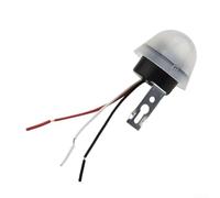 Rainproof Photoelectric Light Control Sensor Switch for 12V/110V/220V AC or DC Outdoor for - Adjustable Auto On/Off with 10A(220V)