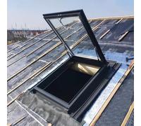 Rainproof Skylight Attic Access Window 26"x26" Roof Maintenance Opening for Homes Enhance Natural Light & Stunning Views Ideal for Home Renovat & Energy Efficiency