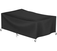 Rainproof thickened 420D Rectangular Table Cover, Suitable For Garden Tables And Chairs And Rattan Sofas, 325*325*81 Cm