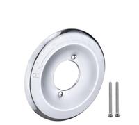 RAINREVIVE Replacement Rosette Plate for Delta 1300/1400 Series Single Handle Bath and Shower Faucets Single Round Shower Escutcheon Set Chrome