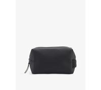 Rains 01 Black Small Coated-canvas Wash Bag
