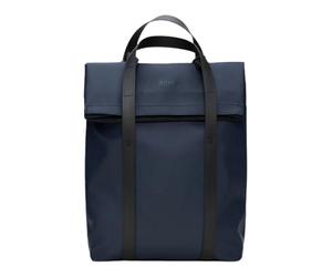 RAINS 2 Way Tote Backpack, Navy, Nylon, Water Resistant, Adjustable Shoulder Strap, 58 x 12 x 33 cm