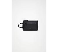 Rains 2 Zip Cosmetic Bag Large | Wash Bag | Black | One Size |