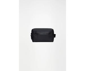 Rains 2 Zip Wash Bag | Wash Bag | Black | One Size