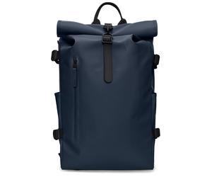 Rains - 28L backpack - Rolltop Rucksack Large W3 Navy Navy one size