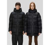 Rains Alta Long Puffer Cargo Jacket - 01 Black - 01 Black - XS