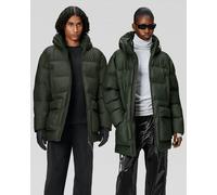 Rains Alta Long Puffer Cargo Jacket - 03 Green - 03 Green - S