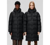 Rains Alta Long Unisex Puffer Jacket - 01 Black - 01 Black - M