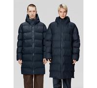 Rains Alta Long Unisex Puffer Jacket - 47 Navy - 47 Navy - M