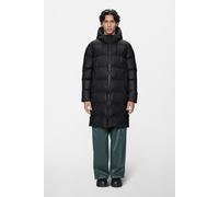 Rains Alta Long Coated-Shell Puffer Jacket - XS