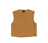 Rains Banja quilted short liner gilet - Brown S-M-L