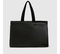 RAINS Black Dash Messenger Tote Bag One Size