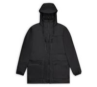 Rains Men's Cargo Long Jacket Black