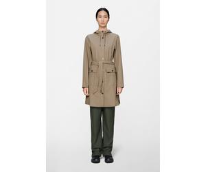 Rains Curve Long Jacket | Rain Jacket | Beige | L |