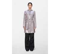 Rains Curve Long Jacket | Rain Jacket | Beige | XS |