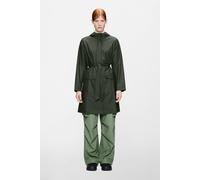 Rains Curve Long Jacket | Rain Jacket | Green | XL |