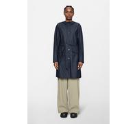 RAINS Women's Curve Waterproof Jacket, 47 Navy, L