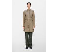 Rains Curve Long Jacket | Rainwear | Beige | XL