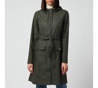 Rains - Women's Curve Long Jacket W3 - Waterproof jacket size L, black