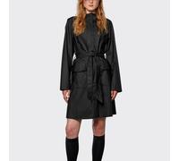 Rains Curve Patent Shell Jacket - L