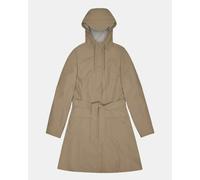 Rains - Women's Curve Long Jacket W3 - Waterproof jacket size XS, sand