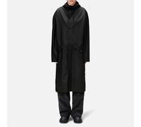 Rains Faux Leather Longer Jacket - M