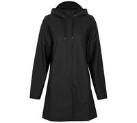 Rains Hooded Waterproof Jacket - Black - S