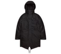 Rains Nome Long Parka | Winter Jacket | Black | L |