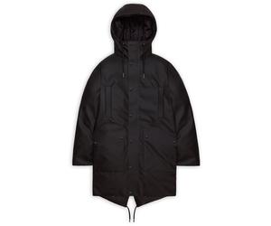 Rains - Insulated and waterproof parka - Unisex - Nome Long Parka W3T3 - Nome Long Parka W3T3 Black for Men in Recycled Polyester - Size M Black M
