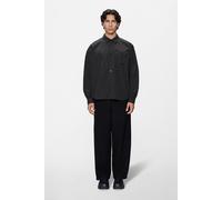 Rains Light Woven Long Sleeve Shirt | Long Sleeve | Black | M |