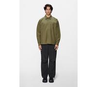 Rains Light Woven Long Sleeve Shirt | Long Sleeve | Moss | XS |
