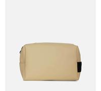 Rains Logo Faux Leather Wash Bag