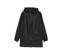 Rains Lohja hooded zip-up insulated coat - Black XS-S-M