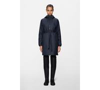 Rains Lohja Long Insulated Curve Jacket | Winter Jacket | Navy | L |