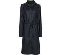 Rains long A-Line W Jacket - Blue M