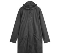 RAINS Long Jacket Black