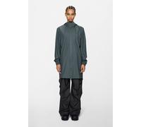 Rains Long Storm Breaker | Rain Jacket | Grey | M |