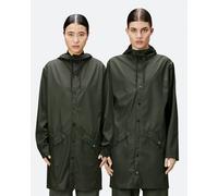 RAINS Men's Long Jacket - Green - M