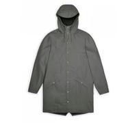Rains Long Unisex Jacket - 13 Grey - 13 Grey - S