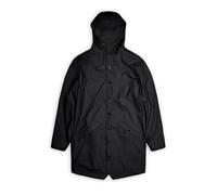 RAINS Long Waterproof Jacket, 01 Black, L